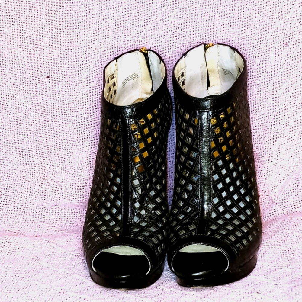 Michael Kors peep toe heels